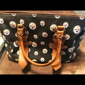 NFL Pittsburgh Steelers Leather Bag Anastasio Moda